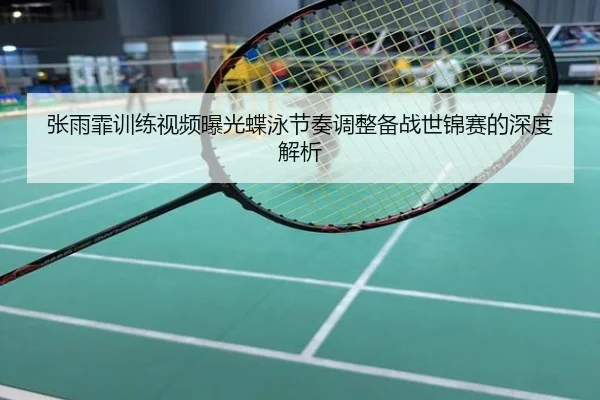 张雨霏训练视频曝光蝶泳节奏调整备战世锦赛的深度解析